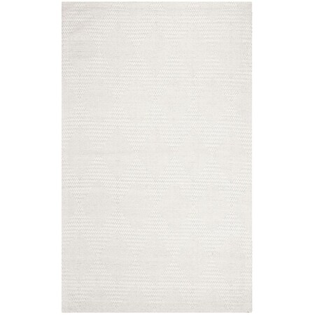 Safavieh 6 x 6 ft. Marbella Square Flat Weave Rug Silver & Ivory MRB304G-6SQ
